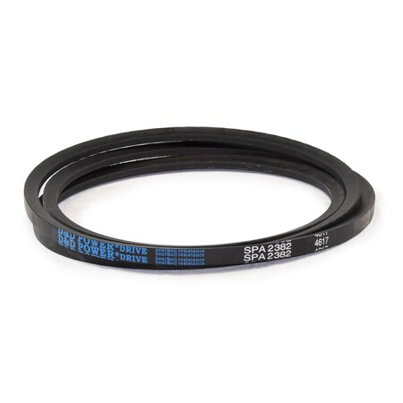D&D SPA2382 Metric V-Belt, 2382mm Outside Length, 13 mm Top Width, 10 mm Thickness, 1 Ribs SPA2382
